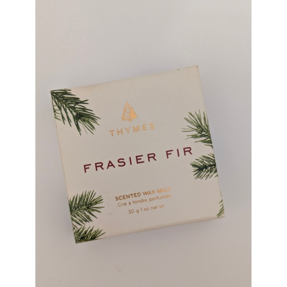 Thymes Frasier Fir Scented Wax Melt 1 oz 30g Christmas Pine Evergreen 12369-01 - Picture 2 of 5